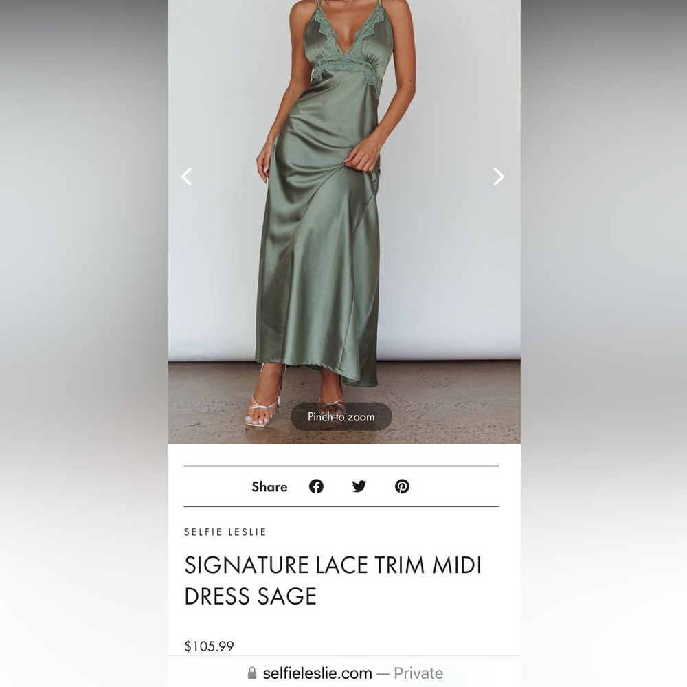 Selfie Leslie Formal Maxi Dress- Size Small